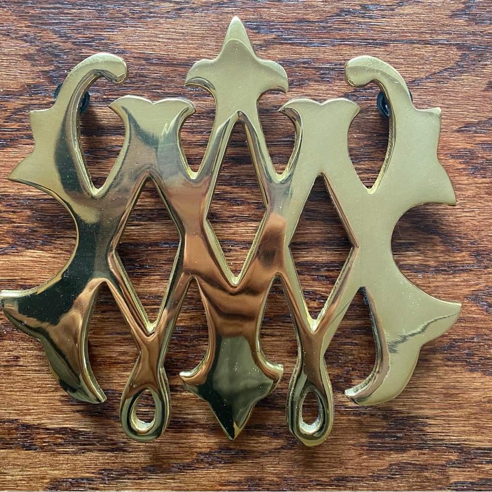 Vintage Brass Trivet